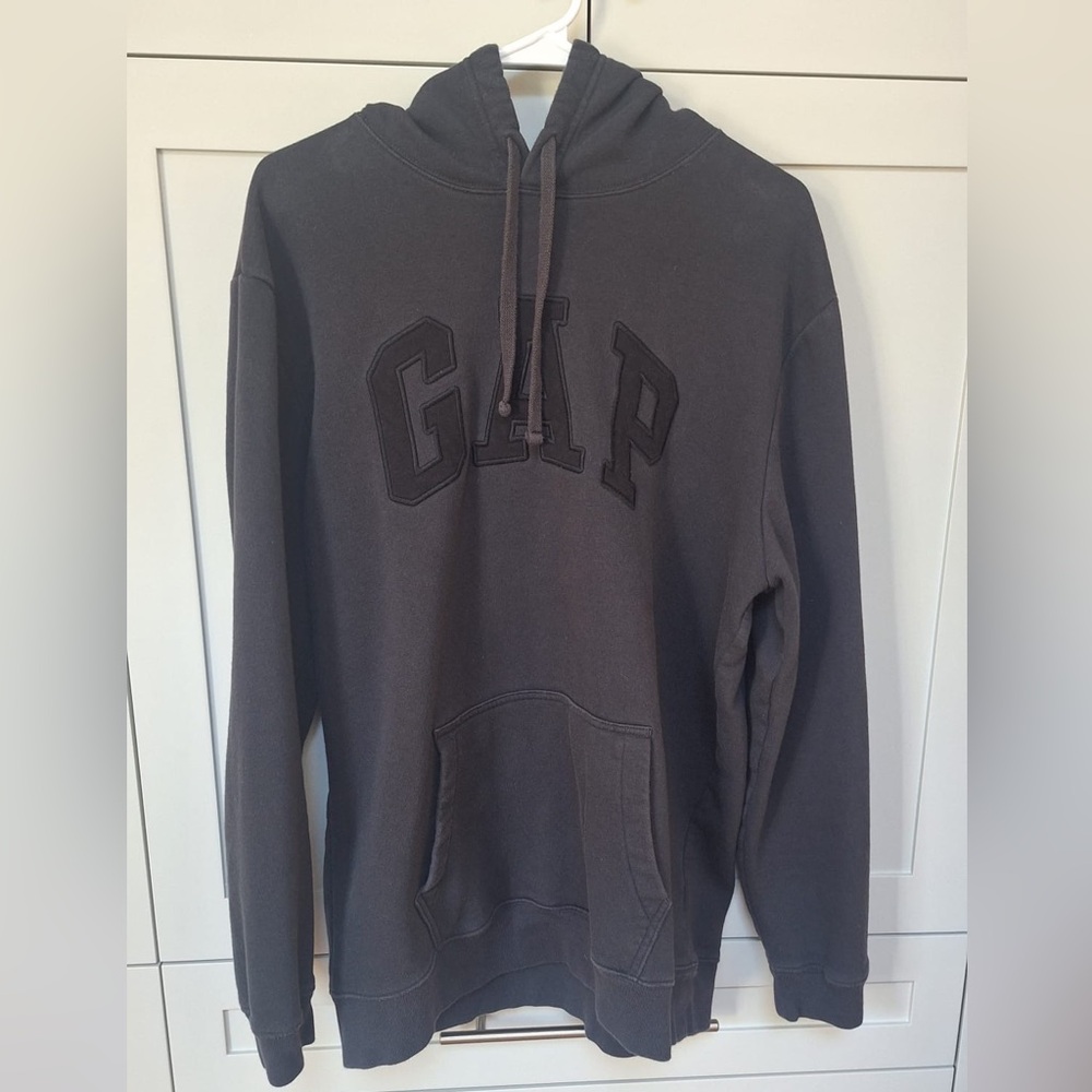 Dark Grey GAP Logo Hoodie